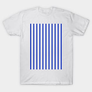 Sheffield Wednesday 1987 Home Blue White Pinstripes T-Shirt